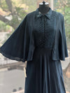 Blue Bell Sleeves Gown