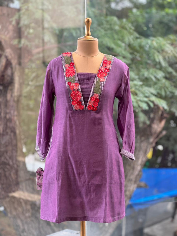 Purple Mul Co Ord