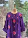 Purple Hand Weaving Suit