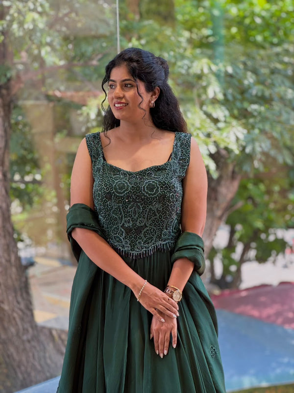 Emerald Green Gown