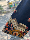 Navy Blue Sharara Set