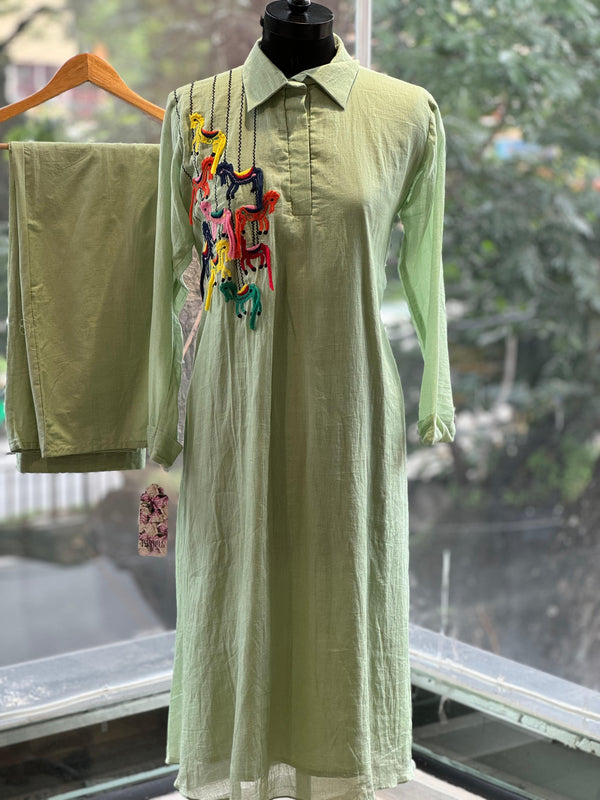 Horse Embroidered Co Ord