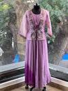 Mauve Tissue Jacket Tunic
