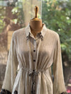 Half White Digital Print Palazzo Set