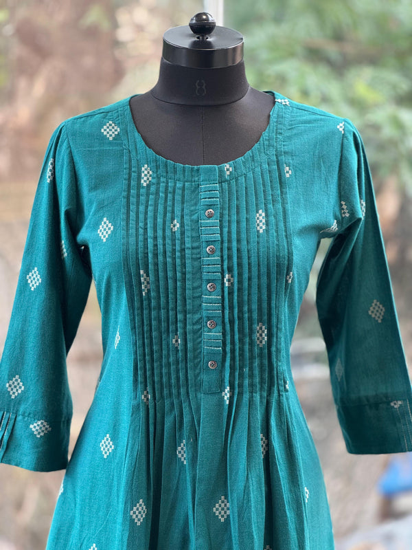 Blue Pin-Tux Yolk Co Ord