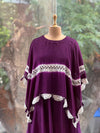 Purple Tie-Dye Kaftan Set
