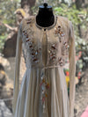 Off White Jacket Style Gown