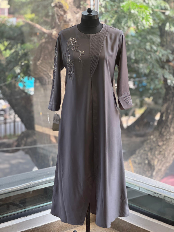 Grey Tunic with Handwork