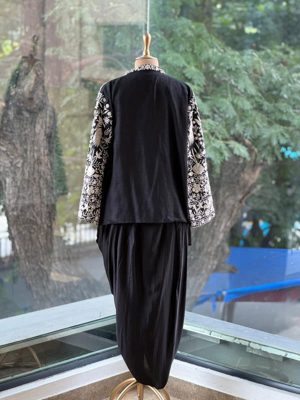 Black Stylish Jacket Set