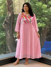 Pink Embroidered Mul Tunic