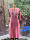 Pink Mul Chanderi Suit