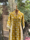 Yellow Floral Print Aline Tunic