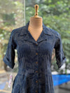 Blue Floral A-Line Tunic
