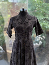 Black Floral A-Line Tunic