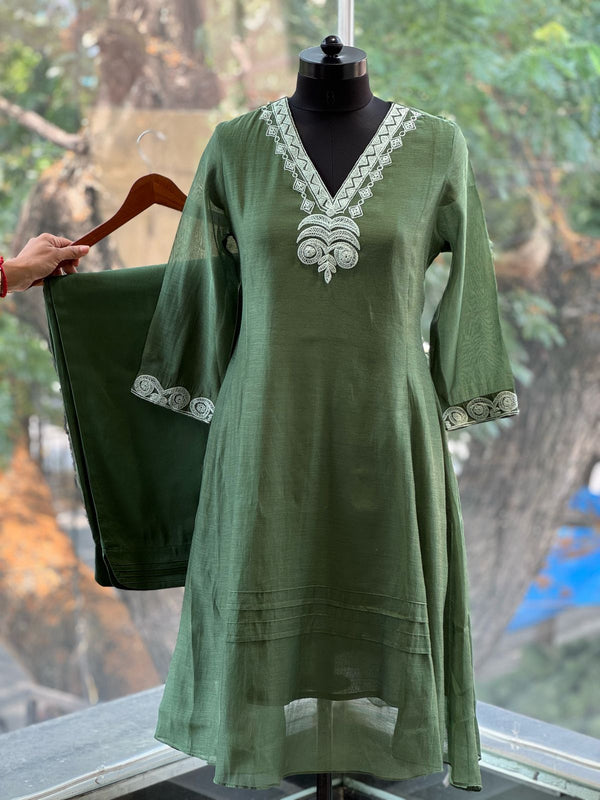 Mul Chanderi Co Ord