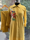 Yellow Embroidered Co ord