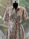 Floral Shirt Style Tunic