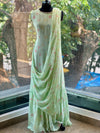 Green Drape Gown