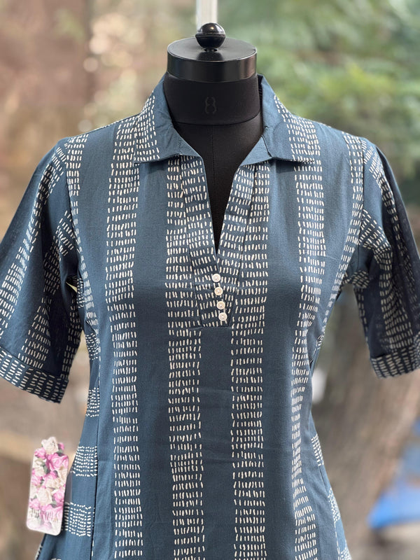 Greyish Blue Tunic
