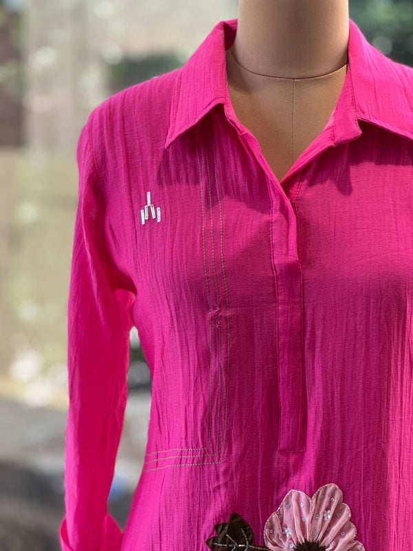 Pink Mul Tunic