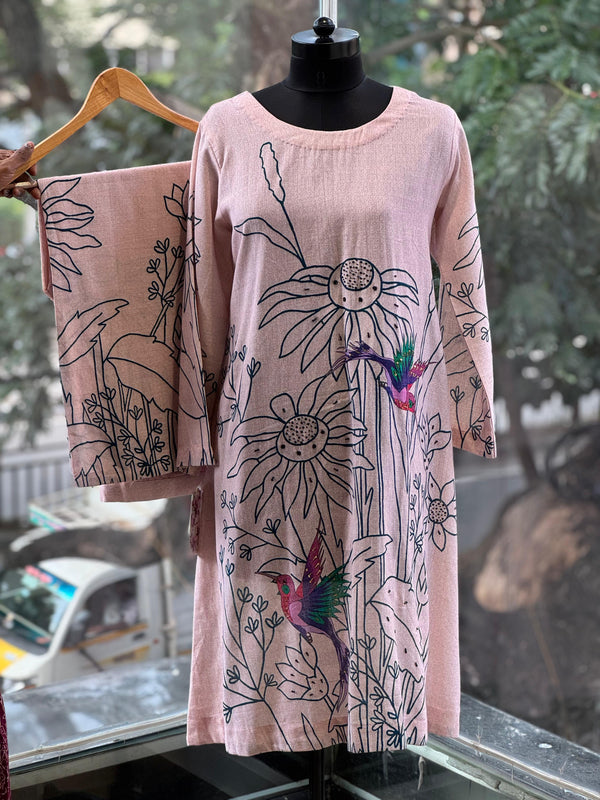 Light pink Printed Co Ord