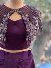 Purple Cape Set
