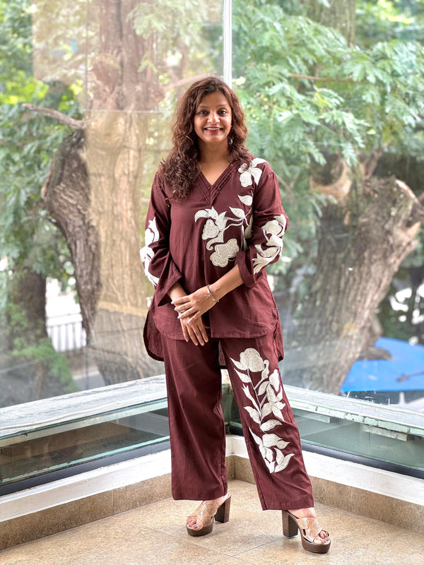 Dark Brown Co Ord