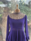 Purple Sharara Set