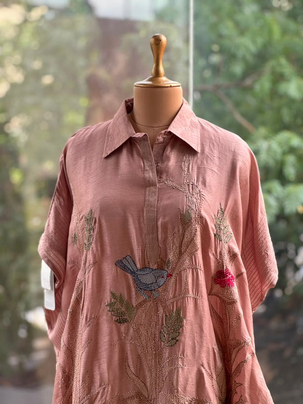 Beige Kaftan Co Ord Set