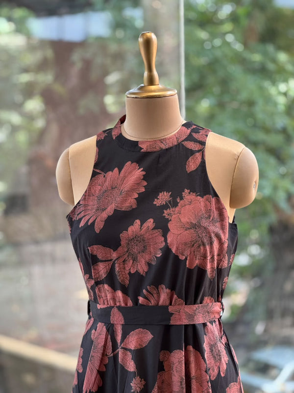 Black Halter Neck Tunic