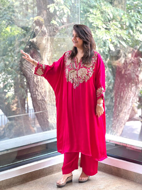 Pink Kaftan Co Ord
