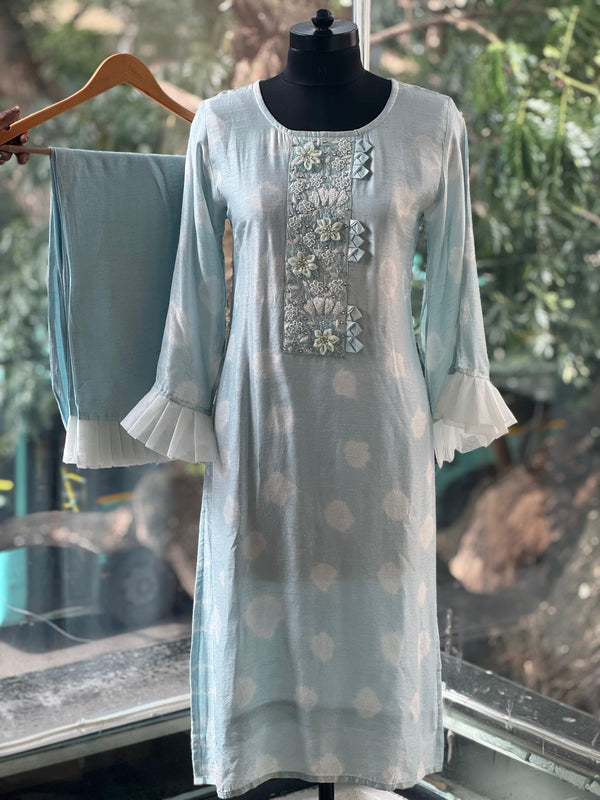 Pastel Blue Tye Dye Co Ord