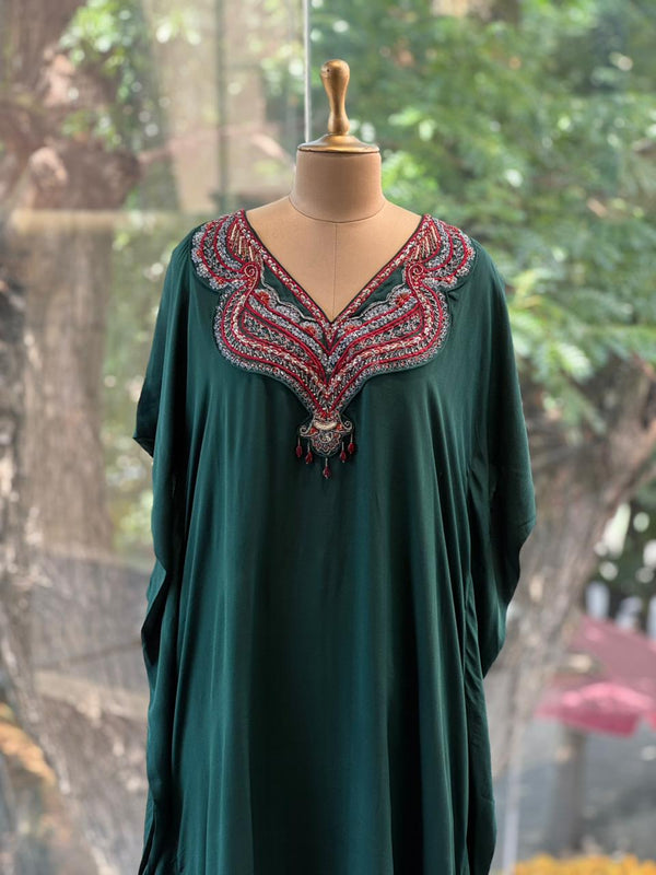 Green Kaftan Co Ord