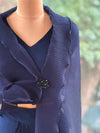Navy Blue Crush Skirt Set