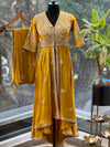 Yellow Designer Made Anarakali Set