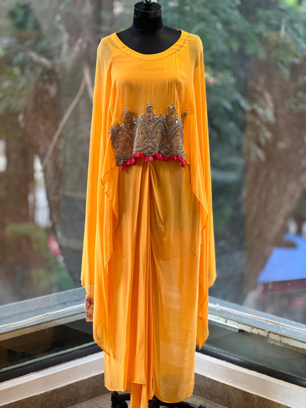 Yellow Kaftan Set