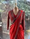 Rust Jacket Style Drape