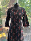 Black Ikkat Tunic