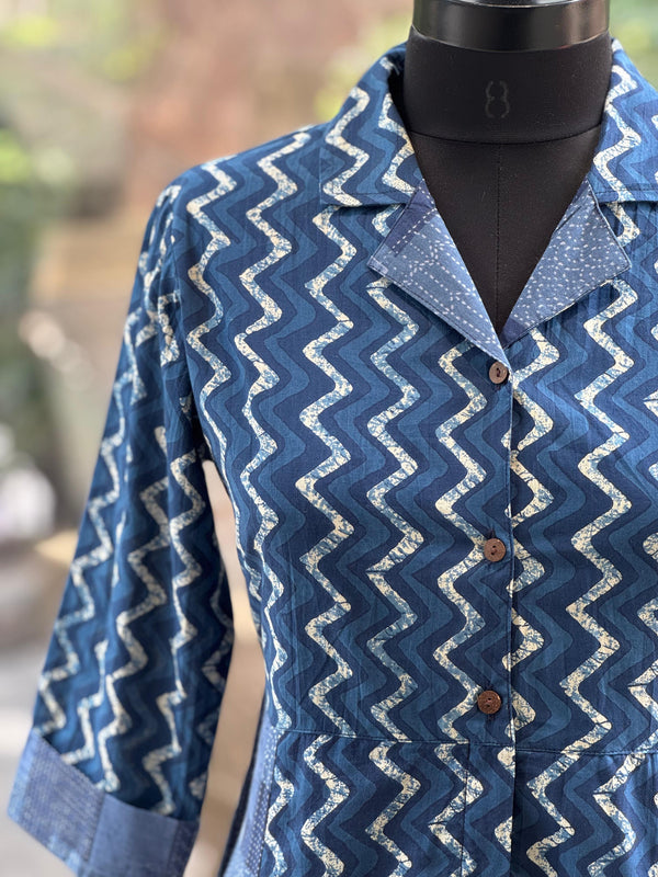 Blue Collared Tunic
