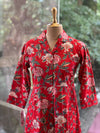 Red Floral Tunic