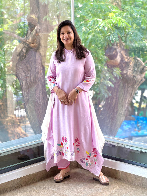 Mauve Asymmetrical Co Ord