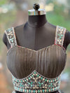 Black Floral Lehenga set
