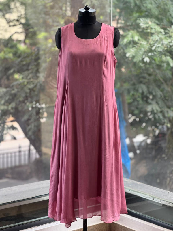 Pink Glass Tissue Tunic