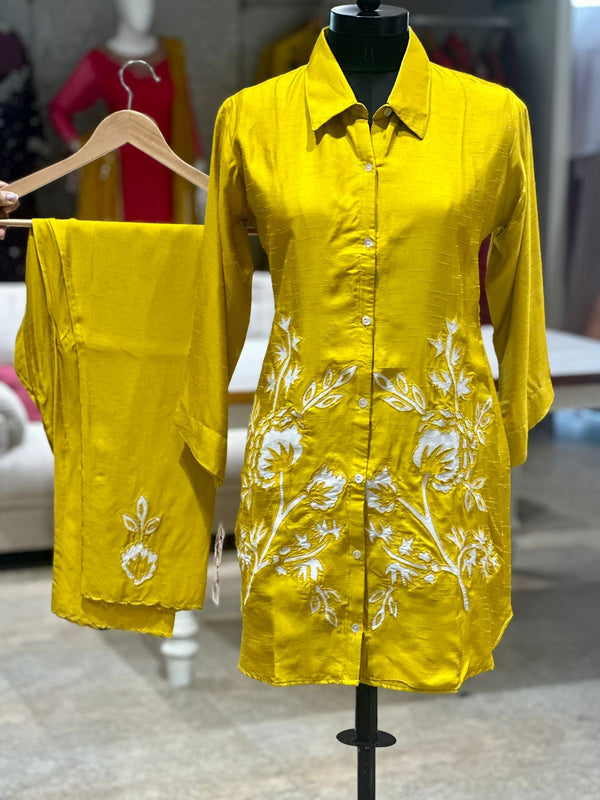 Yellow Patch Work Co Ord