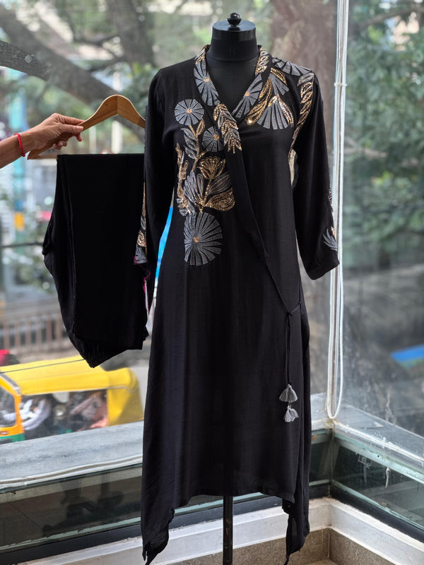 Black Tari Work Co Ord