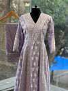 Mauve Emroidered Set
