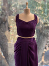 Purple Cape Set