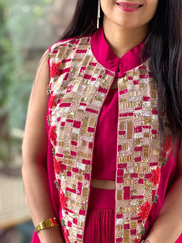 Pink Crush Palazzo Set