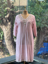Baby Pink Mul Chanderi Suit