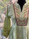 Pastel Green Embroidered Co Ord